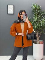مانتو آستین بنددار پایین پاگن کد 2832 - تصویر 20