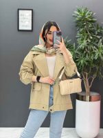 مانتو آستین بنددار پایین پاگن کد 2832 - تصویر 21
