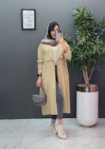 مانتو بلند لنین بالا ژیله کد 2836 - تصویر 13