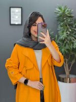 مانتو بلند لنین بالا ژیله کد 2836 - تصویر 11