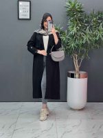 مانتو بلند لنین بالا ژیله کد 2836 - تصویر 10
