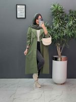 مانتو بلند لنین بالا ژیله