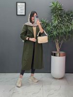 مانتو بلند لنین بالا ژیله کد 2836 - تصویر 7
