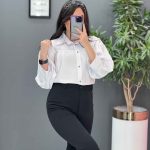 شومیز جلو پیله آستین پیله