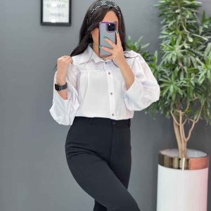 شومیز جلو پیله آستین پیله