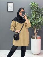 مانتو لنین دانشجویی دوجیب کد 2837 - تصویر 8