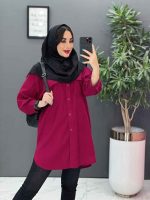 مانتو لنین دانشجویی دوجیب کد 2837 - تصویر 12