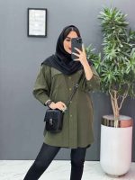 مانتو لنین دانشجویی دوجیب کد 2837 - تصویر 10