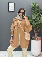 مانتو یقه مردانه