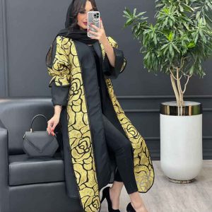 مانتو طلایی ونوس مد