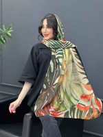 شال طرح برگ انجیری کد 3258