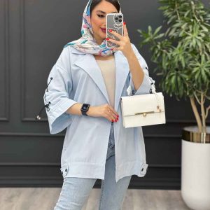 مانتو لینن بغل پاگن آستین ضربدری