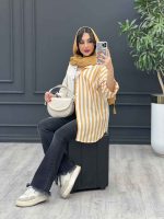 مانتو یقه مردانه