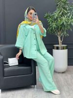 ست مانتو شوار ساحلی