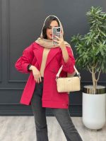 خرید اینترنتی مانتو سرخابی
