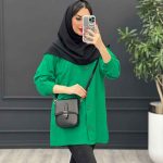 مانتو چهارجیب سرجیب دکمه