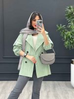 مانتو آستین ژیله دار کد 3081 - تصویر 7