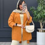مانتو لینن بغل چاک پشت پاگن