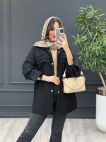 مانتو مشکی داکرون