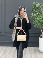 مانتو لینن جیب پاکتی پیله دار کد 3100 - تصویر 4