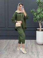 مانتو شلوار لینن تابستانه