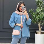 مانتو جین جیب پاکتی بغل چاک