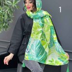 شال آبرنگی حریرنخ 3086