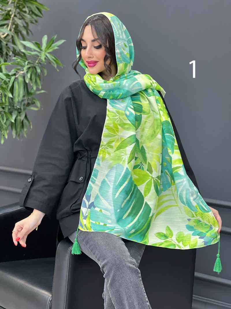 شال آبرنگی حریرنخ 3086 شال آبرنگی حریرنخ 3086