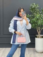 مانتو لینن اسلپ آبی
