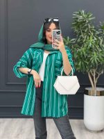 مانتو پانچ راه راه دو خط