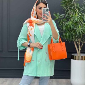 مانتو چهار دکمه آستین سگک