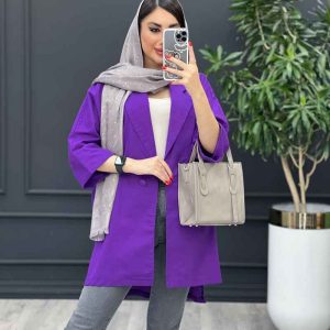 مانتو بنفش