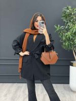 مانتو تابستانه مشکی