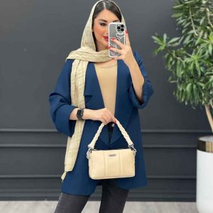 مانتو حصیری آستین برش دار