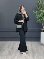 مانتو شلوار مشکی