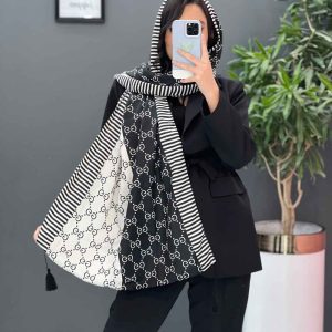 شال نخی طرح گوچی کد 2949
