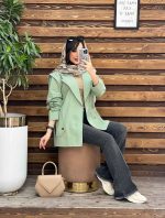 مانتو یقه انگلیسی