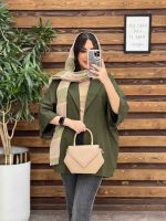 استایل با مانتو یشمی
