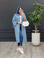 استایل با مانتو بلند