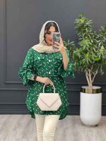 استایل با مانتو سبز