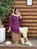 اتسایل با مانتو چهارخونه