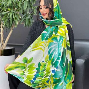 شال طرح برگ انجیری کد 3351