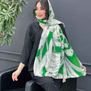 شال طرح برگ