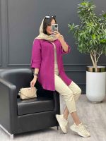 مانتو سرخابی کراش