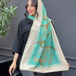 شال گوچی طرح کمربندی کد 3225