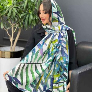 شال طرح برگ سوزنی کد 3228