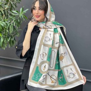 شال طرح دوچرخه کد 3240