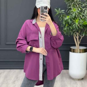 مانتو داکرون ترکیبی راه راه کد 3352