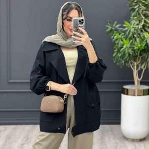 مانتو لینن آستین گت سرشونه ژیله کد 2959