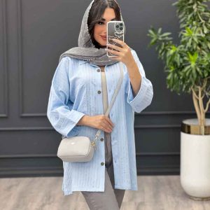 مانتو تک جیب بغل چاک کد 3361